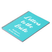 Aangepaste brieven aan de bruid Hen Do Bruids douc Notitieboek (Linkerzijde)