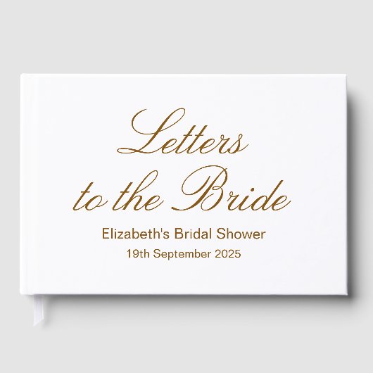 Aangepaste brieven aan de bruid scrapbook, Hen Do  Gastenboek (Voorkant)