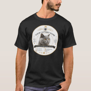 Aangepaste Britse Korthaar Fokkerij T-shirt