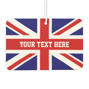 Aangepaste Britse vlag luchtverfrisser