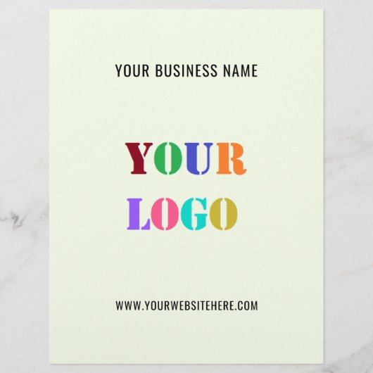 Aangepaste brochure voor zakelijke Logo van bedrij (Voorkant)