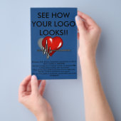 Aangepaste brochures... flyer (Hand)