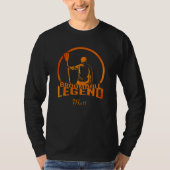 Aangepaste Broomball Legend Cute Sports T-shirt (Voorkant)