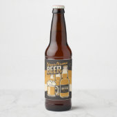 Aangepaste brouwstang voor bietflesjes voor sudsy bier etiket (Voorkant)