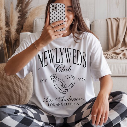 Aangepaste bruid en bruidegom Shirt, meneer en mev T-shirt