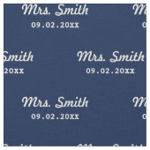 Aangepaste bruidsbruiloft stof (Close Up)