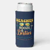 Aangepaste Bruidsfeest Stranden Drankjes Beste Vri (Seltzer Achterkant)