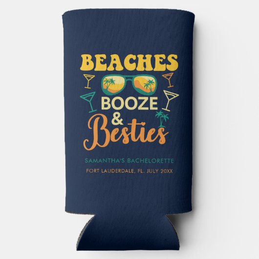 Aangepaste Bruidsfeest Stranden Drankjes Beste Vri (Achterkant)