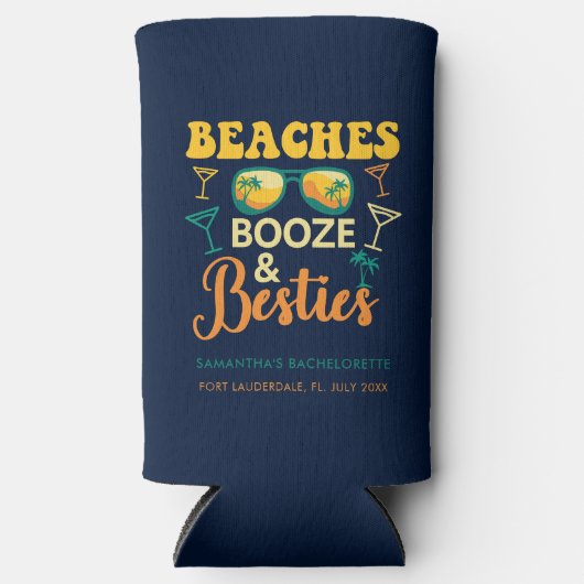 Aangepaste Bruidsfeest Stranden Drankjes Beste Vri (Voorkant)