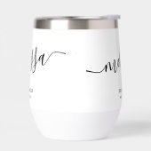 Aangepaste bruidsmeisje bruid Elegant Script Kalli (Links)