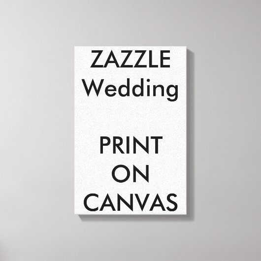 Aangepaste bruiloft 11 x 16,5" Canvas Print Muur K (Voorkant)