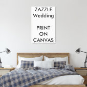 Aangepaste bruiloft 24 "x36" Canvas Fotoprint kuns (Insitu (Slaapkamer))