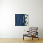 Aangepaste bruiloft achtergrond fotocabine marine wandkleed (In Situ (horizontaal))