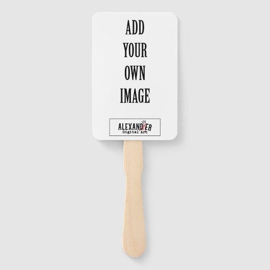 Aangepaste bruiloft, Afstuderen, begrafenis of pro Handwaaier (Achterkant)