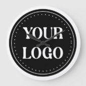 Aangepaste bruiloft, Elegant, Jubileum geschenken Grote Klok (Voorkant)