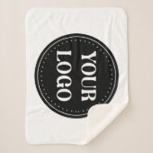 Aangepaste bruiloft, Elegant, Jubileum geschenken Sherpa Deken (Voorkant)