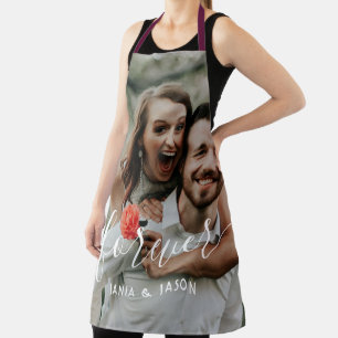 Aangepaste bruiloft foto Apron Schort