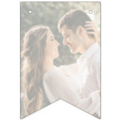 Aangepaste bruiloft foto Bunting vlaggen Vlaggetjes (Eerste vlag)