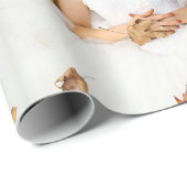 Aangepaste bruiloft foto cadeaupapier (Rol Hoek)