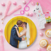 Aangepaste bruiloft foto papieren bordje (Feest)