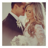 Aangepaste bruiloft foto Speciaal afdrukken Perfect Poster (Voorkant)