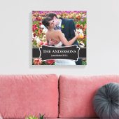 Aangepaste bruiloft foto verpakt canvas (Insitu (Woonkamer))