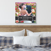 Aangepaste bruiloft foto verpakt canvas (Insitu (Slaapkamer))