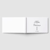 Aangepaste bruiloft gastenboek, luxe zandkleur, gastenboek (Volledig)