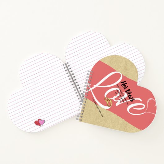 Aangepaste bruiloft gelofte boeken rustiek | HAAR  (Binnen)
