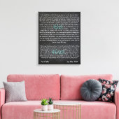 Aangepaste bruiloft geloften op Canvas (Insitu (Woonkamer))