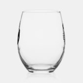 Aangepaste bruiloft glaswerk wijnglas zonder voet (Links)