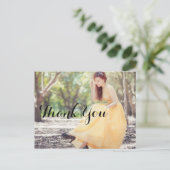 Aangepaste bruiloft Hartelijk dank Briefkaart (Staand voorkant)