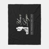 Aangepaste bruiloft idee gepersonaliseerde foto on fleece deken (Voorkant)