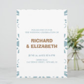 Aangepaste bruiloft kaart (Staand voorkant)