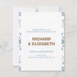 Aangepaste bruiloft kaart