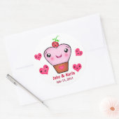 Aangepaste bruiloft / Koppels Kawaii Sticker (Envelop)