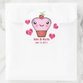 Aangepaste bruiloft / Koppels Kawaii Sticker (Tas)