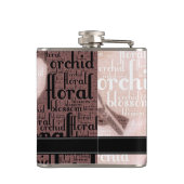 Aangepaste Bruiloft Party Roos Gouden Moeder van d Heupfles (Achterkant)