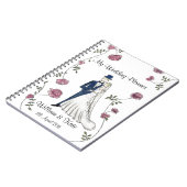 Aangepaste bruiloft Planner-laptop Notitieboek (Linkerzijde)
