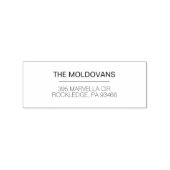 Aangepaste bruiloft retour adres gepersonaliseerd rubberstempel (Afrduk)