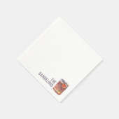 Aangepaste bruiloft servetten negroni cocktail uur (Hoek)