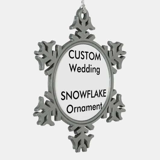 Aangepaste bruiloft Snowflake Ornament Decoration (Links)
