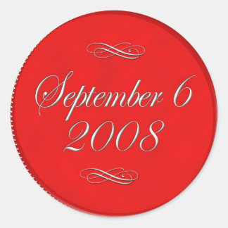 Aangepaste bruiloft Stickers voor geschenktassen