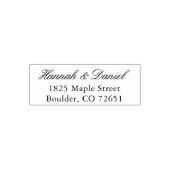 Aangepaste bruiloft uitnodiging envelop retour adr  zelfinktende stempel (Design)