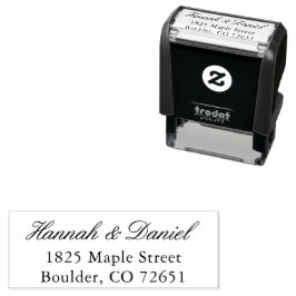 Aangepaste bruiloft uitnodiging envelop retour adr  zelfinktende stempel