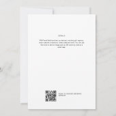 AANGEPASTE BRUILOFT UITNODIGING SJABLOON - EIGEN A (Achterkant)