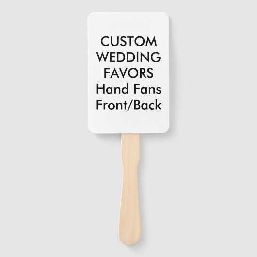 Aangepaste bruiloft voor handvuurwapens - WHITE RE Handwaaier (Voorkant)