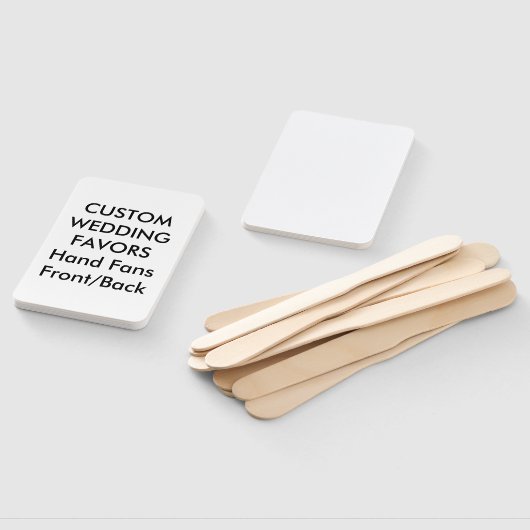 Aangepaste bruiloft voor handvuurwapens - WHITE RE Handwaaier (Niet-gemonteerd)