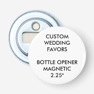 Aangepaste bruiloft voor MAGNETISCHE FLESOPENER Button Flesopener