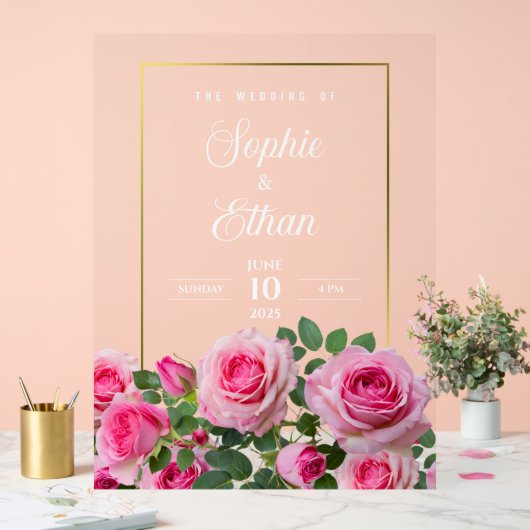 Aangepaste bruiloft welkom acryl teken acryl bord (Huwelijk)